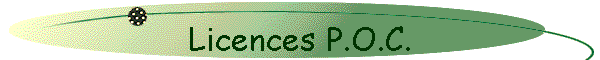 Licences P.O.C.